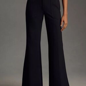 The Naomi Ponte Wide-Leg Flare Pants by Maeve